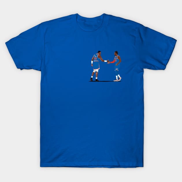 Knicks Past and Present T-Shirt by dbl_drbbl